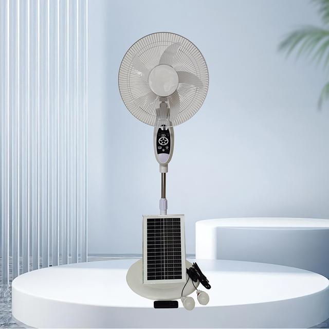 Energy-Efficient Multi-Stage Controlled Solar Fan with USB Charging Interface Remote Key Support