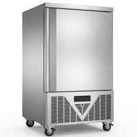 Congélateur-chiller commercial 10 plateaux en acier inoxydable avec refroidissement par air/ventilateur -40°C, congélation rapide et dégivrage automatique