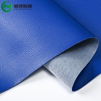 Prix pas cher nouveauté Rexine litchi Grain en relief cuir synthétique tissu d'ameublement en cuir pour sacs canapé siège meubles