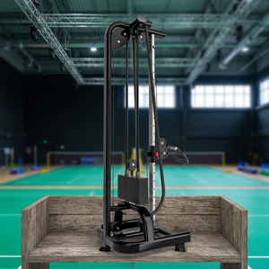 Appareil de musculation professionnel à charge par poulie pour exercices de demi-fly pectoral assis et de développement des deltoïdes arrière - Product Image 3