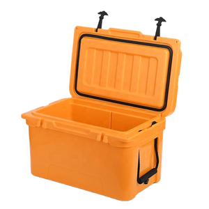 Glacière isotherme de <span class=keywords><strong>camping</strong></span> en plein air rotomoulée en LLDPE de 45 L, glacière en plastique réutilisable, glacière à vin, à nourriture, à canettes, chariot de voyage personnalisé avec dessin animé - Product Image 3