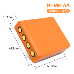 JINTION <span class=keywords><strong>NIMH</strong></span> <span class=keywords><strong>AA</strong></span> <span class=keywords><strong>2100MAH</strong></span> <span class=keywords><strong>3.6V</strong></span> <span class=keywords><strong>nimh</strong></span> 충전 배터리 독일 HBC 원격 제어 배터리 HBC BA223000 BA223030 FUB6 용 - Product Image 2