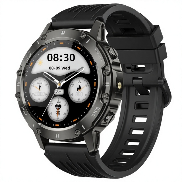 Baiyimei Smart Watch Heart Rate Blood Oxygen Pressure Monitoring Sleep Tracking Sports Tracking for Calling Intelligent