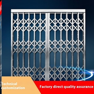Puertas Corredizas de Acero Inoxidable 304/201 con Apertura Lateral, Diseño Moderno, Anti-robo, para Uso Comercial, Personalización de Fábrica - Product Image 6
