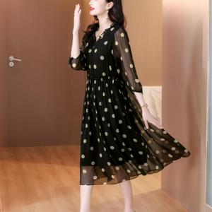 Femmes été imprimé fleuri Maxi robe élégante dentelle décoration taille cintrée pour <span class=keywords><strong>Vogue</strong></span> Style décontracté tailles 2XL 3XL 4XL - Product Image 2