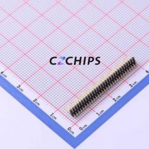 X1321WVS-2x30J-C40D53 Pin Header SMD,P=1.27mm Connector ( Pin Structure: 2x30P )( Pitch: 1.27mm )( Row Spacing: 1.27mm ) - Product Image 2