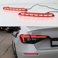 Feu arrière pour Honda Civic 2021 2022, accessoires automobiles, avec LED DRL, pour pare-choc, feux de freinage, clignotant, réflecteur