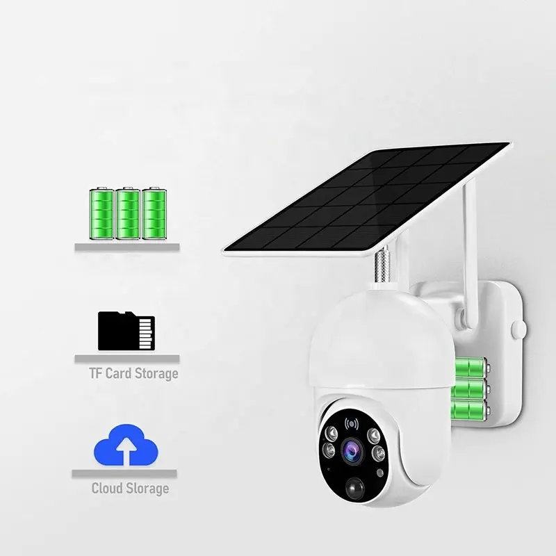 ES UBOX 1080P Solar Camera PIR Sensor Dual Light Mode Two Way Audio WIFI Security Outdoor 4G Solar Powered Camera