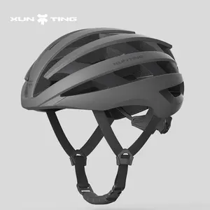 XUNTING helm sepeda ultra ringan 2024, topi pelindung keamanan Kepala bersepeda untuk wanita pria balap perlengkapan sepeda MTB