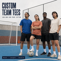 T-shirts en coton personnalisés en gros, directement de l'usine, longueur ajustable, mesure poitrine, tissu et GSM, OEM