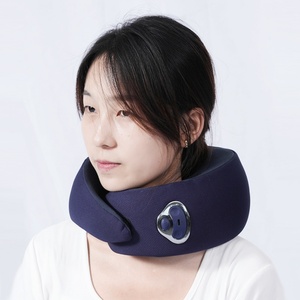 Wholesale Multifunctional Heating <b>Memory</b> <b>Foam</b> U-shaped Massage Pillow Electric Infrared Removable Washable 100% Cotton - Product Image 1