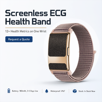 Tracker d'activité sans écran à prix d'usine, bracelet tressé avec moniteur de fréquence cardiaque, idéal pour un cadeau de Noël