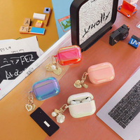 Étui pour écouteurs sans fil IOS 16 transparent tendance 2024 pour Airpods Pro 2ème et 3ème génération