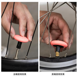 Concealed AirTag Tracker Bicycle Valve <b>Cap</b> Universal Aluminum Alloy For <b>Mountain</b> Road Bikes Cycling Gear Magenta Orange Green - Product Image 3