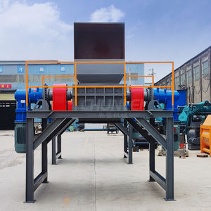 Trituradora de Doble Eje para Neumáticos de Automóviles, Trituradora de Plástico, Cubos de Pintura, Residuos Sólidos y <span class=keywords><strong>Metal</strong></span>, en Venta - Product Image 6