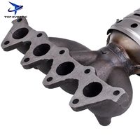 Substrat de catalyseur universel pour Hyundai, Ford, Toyota, noyau en nid d'abeille métallique, Euro 4, 5, 6, compatible OBD, haut débit, TWC