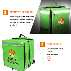 Hạn chế thời gian khuyến mãi Hot Bán item mở rộng không thấm nước Ba lô thực phẩm giao hàng túi Mochila takeway giao hàng trong kho - Product Image 3