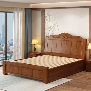 <span class=keywords><strong>Lit</strong></span> en bois <span class=keywords><strong>de</strong></span> style européen classique JY-B050 en acajou <span class=keywords><strong>et</strong></span> pin avec <span class=keywords><strong>rangement</strong></span> intégré pour chambre ou salon, mobilier <span class=keywords><strong>de</strong></span> maison - Product Image 6