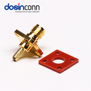 4 Lỗ Mặt Bích Isolated <span class=keywords><strong>SMA</strong></span> RF Antenna PCB Nối - Product Image 2