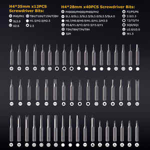 UF <span class=keywords><strong>TOOLS</strong></span> Kit de <span class=keywords><strong>Tournevis</strong></span> Électrique Professionnel 56-en-1, Ensemble d'Outils de Réparation avec Embouts Magnétiques pour Téléphone, Montre, Ordinateur Portable - Product Image 4