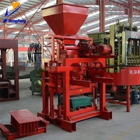Qt4-35 simple semi manuel ciment béton bloc faisant la machine prix népal