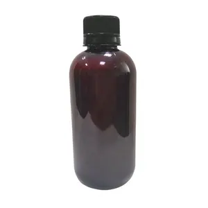 塑料Promethezine止咳糖浆瓶8盎司250毫升琥珀色宠物空药瓶