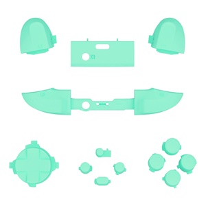 EXtremeRate Replacement Gaming Accessories Mint Green No <b>Letter</b> Imprint Custom Full Set Buttons for Xbox Series X S Controller - Product Image 2