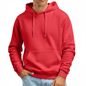 Sudaderas holgadas para hombre Sudadera con capucha simple de Athleisure, últimos estilos de invierno, varios colores bordados, patrón sólido, venta al por mayor - Product Image 1