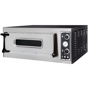 HENDI BASIC 4 400V/4700W Equipo de Cocina Comercial Horno para Pizza de 1 Cámara 975x930x413mm - Product Image 1