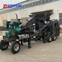 Promotion : Concasseur à marteaux mobile et portable 800*800 pour minerai d'or et pierres fines, avec moteur diesel