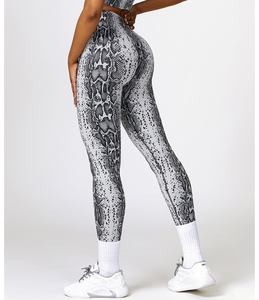 Leopard <strong>Snake</strong> <strong>Print</strong> Sport Scrunch Butt <strong>Leggings</strong> Women Seamless Gym Fitness Workout Tights - Product Image 2
