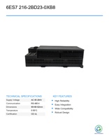 CPU 226 PLC Siemens 6ES7 216-2BD23-0XB8 Usado, Unidad Principal Inteligente para Control de Programación PLC en Automatización Industrial