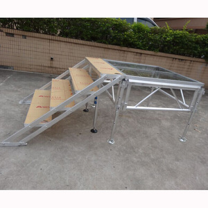 Scène portable d'intérieur en aluminium, podium léger - Product Image 4