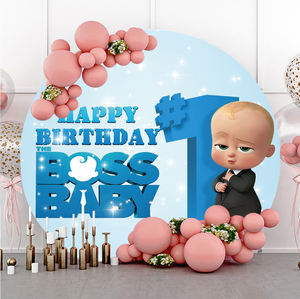 Décoration d'Anniversaire Thème Baby Boss Housse de Fond d'Arche de Mariage - Product Image 2