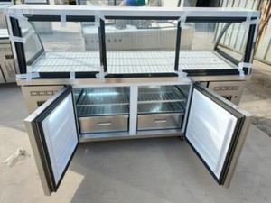 Süpermarket restoran ekran buzdolapları hazır gıda vitrin kabinleri ekran sayaçları soğutucular buzdolapları - Product Image 3