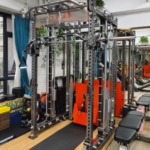 Griglia per allenamento Smith a gravità <span class=keywords><strong>Zero</strong></span> su misura per allenamento di forza <span class=keywords><strong>palestra</strong></span> Smith Machine Power Rack da <span class=keywords><strong>palestra</strong></span> con cavo Crossover - Product Image 5