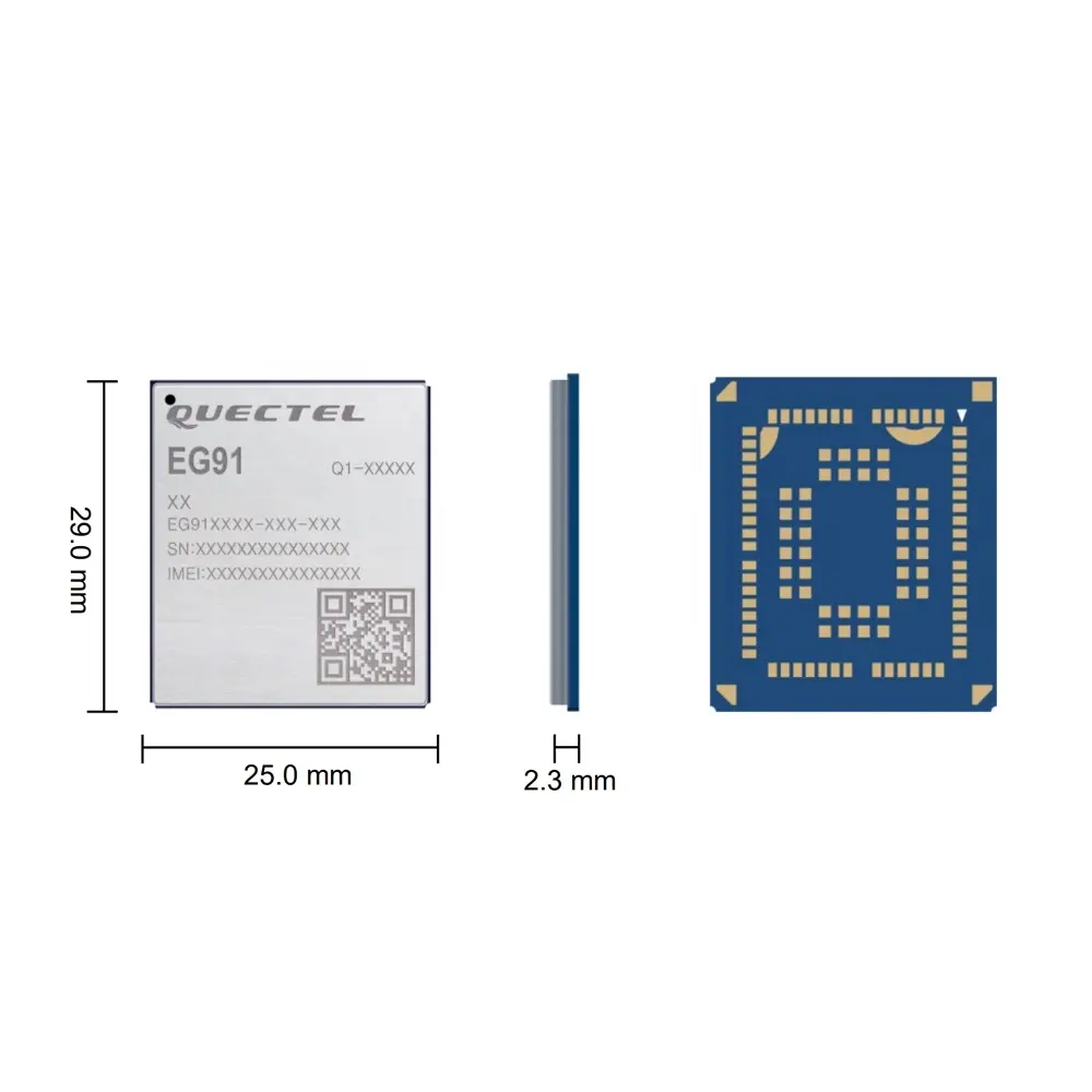 Quectel EG91 LTE NB-M2MおよびIoTアプリケーション用IoTモジュールLTE Cat 1 EG91-E EG91-NA EG91-NS