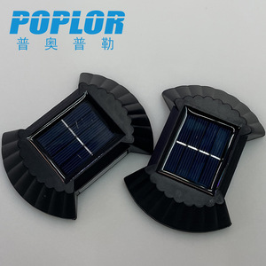 Lampe murale solaire Poplor à LED pour extérieur, éclairage d'escalier, étanche, éclairage double face - Product Image 3