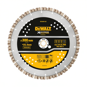 Disco de diamante industrial de 300 mm con segmentos de carburo y eje de 25,4 mm para corte de hormigón y mampostería - Product Image 2