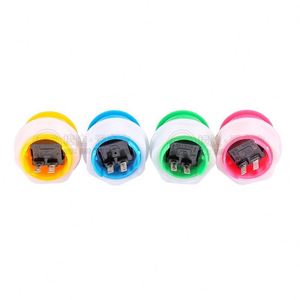 High Quality 24mm/28mm Arcade Push Button for Game Machines <b>5V</b> Fish Game Switch Coin Payment Method for Amusement - Product Image 1