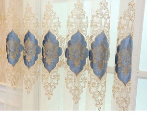 Cortinas Transparentes Bordadas de Estilo Europeo, Alemán y Turco, Listas para Usar, Venta al por Mayor, para la Sala de Estar, de Lujo - Product Image 6
