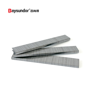 Baysundor 18 GA Q235 Silver Black Finish Curved <strong>Staples</strong> 5/16" <strong>Crown</strong> 92 Series Pneumatic <strong>Staple</strong> Furniture Air Gun 3-year Warranty - Product Image 2