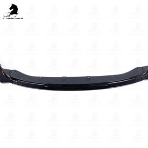 Nouveau kit de carrosserie noir brillant abs mis à jour V Type 3 pièces lèvre de pare-chocs avant pour <span class=keywords><strong>BMW</strong></span> M3 M4 G80 G82 <span class=keywords><strong>2021</strong></span> + - Product Image 3