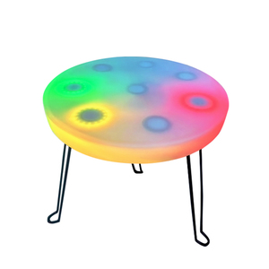 Mesa Plegable Redonda Moderna Hecha a <span class=keywords><strong>Mano</strong></span> para Niños con Música y Juego Táctil para Manualidades, Decoración del Hogar, Uso en Interiores y Exteriores - Product Image 4