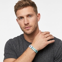 Bracelet NFC élastique Tap to Go Reading 13,56 MHz, bracelet en tissu NFC avec codage de livre électronique biblique pour le partage sur smartphone