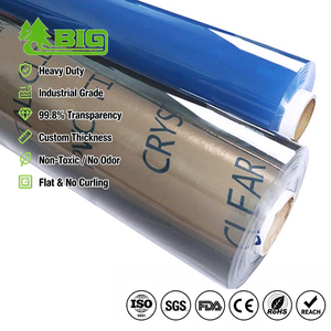 Rouleaux de feuilles souples en <span class=keywords><strong>PVC</strong></span> transparent de qualité alimentaire Boligao, directement de l'usine, étanches, 2 mm, 5 mm, découpe et moulage sur mesure, <span class=keywords><strong>PVC</strong></span> transparent - Product Image 1