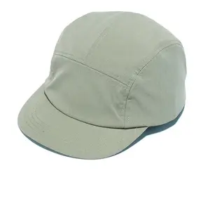 מותאם אישית חמישה פנל קמפינג כובע מהיר יבש ניילון עמיד למים לא מובנה מתכוונן מוצק 5 פנל מחנה כובע כובע