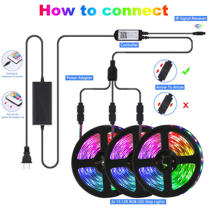 12V Flexible RGB <b>Smart</b> LED Strip Music Sync App/Remote Control PVC IP54 CRI80 30 LEDs/m LED Strip <b>Light</b> - Product Image 5