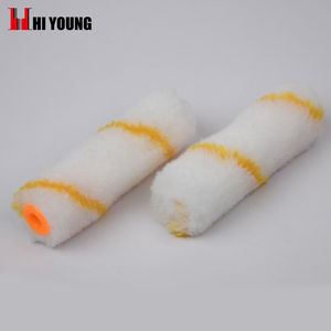 Acrílico Amarelo Stripe Pintura Pequena <span class=keywords><strong>Roller</strong></span> Set <span class=keywords><strong>Paint</strong></span> Rollers para Pintura Paredes Mini Rollers para Pintura 10 pcs/set - Product Image 2