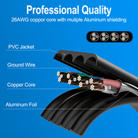 Accesorio de conector RJ45 LAN Jumper Cat8 SFTP y Cat6 de alta calidad para cable de Internet Ethernet